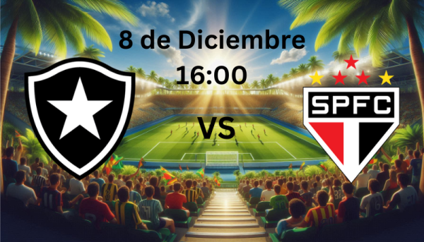 Pronóstico Botafogo vs São Paulo: Predicción 3-1 